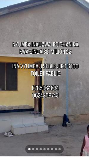 Nyumba ya vyumba vitatu inauzwa Chanika Kwa Singa, Dar Es Salaam