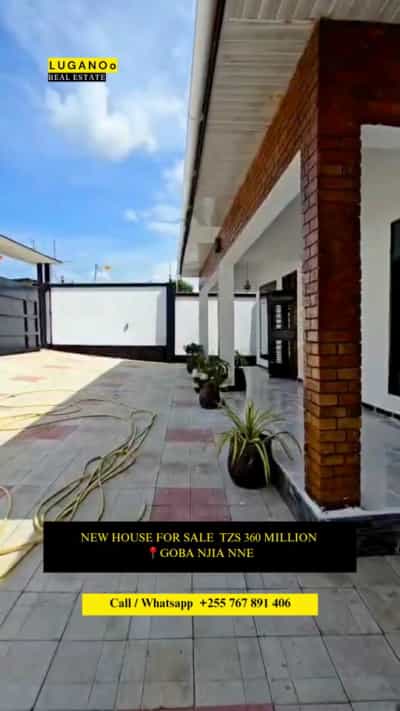 Nyumba ya vyumba vinne inauzwa Goba Njia Nne, Dar Es Salaam (500 sqm)