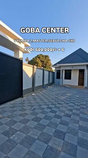 Apartment ya vyumba viwili inapangishwa Goba Center, Dar Es Salaam
