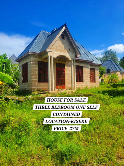 Nyumba ya vyumba vitatu inauzwa Kiseke, Mwanza Nyumba ya vyumba vitatu inauzwa Kiseke, Mwanza