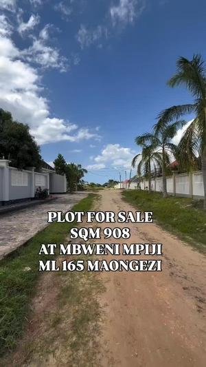 Kiwanja kinauzwa Mbweni Mpiji, Dar Es Salaam sqm 908