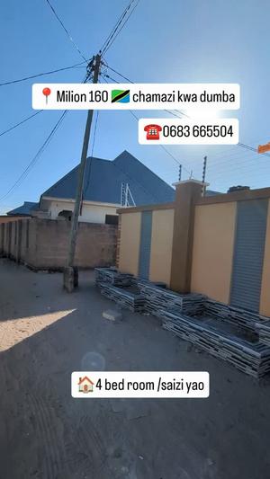 Nyumba ya vyumba vinne inauzwa Mbagala Chamazi, Dar Es Salaam