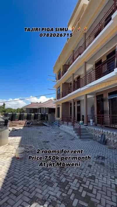 Apartment ya vyumba viwili inapangishwa Mbeweni Jkt, Dar Es Salaam