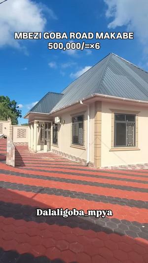 Nyumba ya vyumba viwili inapangishwa Mbezi Goba Riad Makabe, Dar Es Salaam