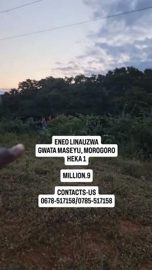 Kiwanja (Commercial Plot) kinauzwa Gwata, Kijiji Cha Masey, Morogoro (1 acre) Kiwanja (Commercial Plot) kinauzwa Gwata, Kijiji Cha Masey, Morogoro (1 acre)