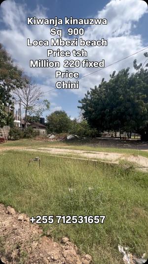 Plot for sale in Mbezi Beach, Dar Es Salaam sqm 900 Plot for sale in Mbezi Beach, Dar Es Salaam sqm 900