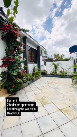Apartment ya vyumba viwili inapangishwa Goba Kwa Olomi, Dar Es Salaam