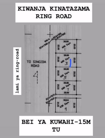 Kiwanja kinauzwa Nala Ring Road, Dodoma (600 sqm) Kiwanja kinauzwa Nala Ring Road, Dodoma (600 sqm)
