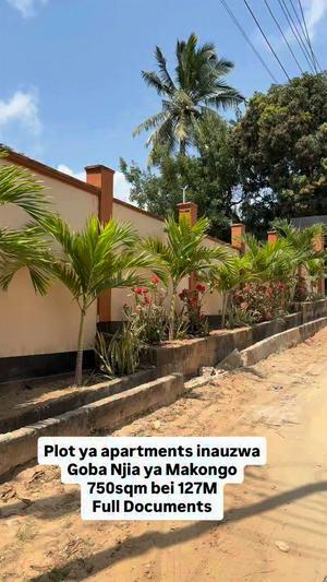 Kiwanja kinauzwa Goba Njia Ya Makongo, Dar Es Salaam (750 sqm)