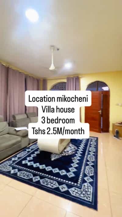 Villa ya vyumba vitatu inapangishwa Mikocheni, Dar Es Salaam
