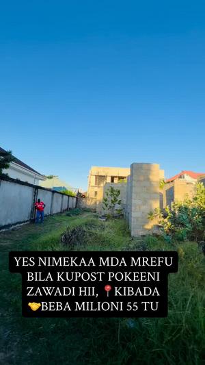 Plot for sale in Kigamboni Kibada, Dar Es Salaam sqm 700