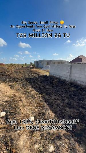Residential Plot for Sale in Kigamboni, Dar Es Salaam