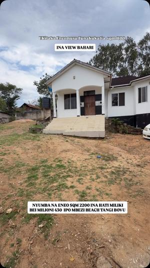 Nyumba ya vyumba vitatu inauzwa Mbezi Beach, Dar Es Salaam (2200 sqm) Nyumba ya vyumba vitatu inauzwa Mbezi Beach, Dar Es Salaam (2200 sqm)