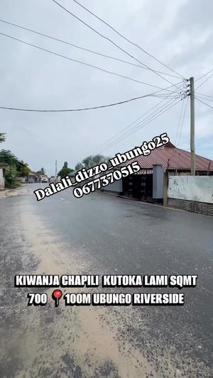 Kiwanja kinauzwa Ubungo Riverside Kibangu, Dar Es Salaam sqm 700