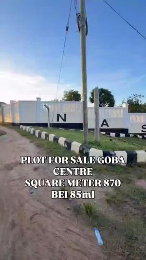 Kiwanja kinauzwa Goba Center, Dar Es Salaam sqm 870