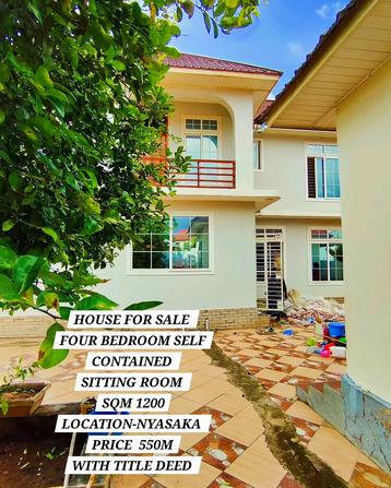 4 Bedrooms House for Sale in Nyasaka, Mwanza