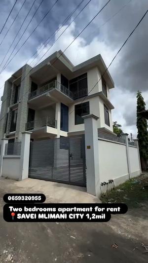 Nyumba/Apartment ya vyumba viwili inapangishwa Savei Mlimani City, Dar Es Salaam