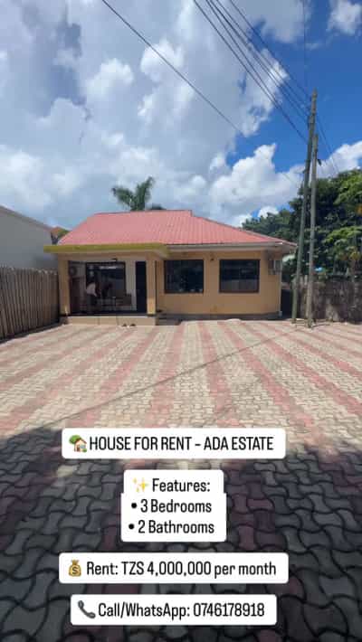 3 Bedrooms House for Rent in Ada Estate, Dar Es Salaam