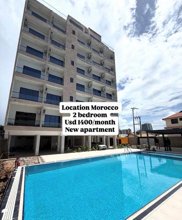 Apartment (Furnished) ya vyumba viwili inapangishwa Morocco, Dar Es Salaam