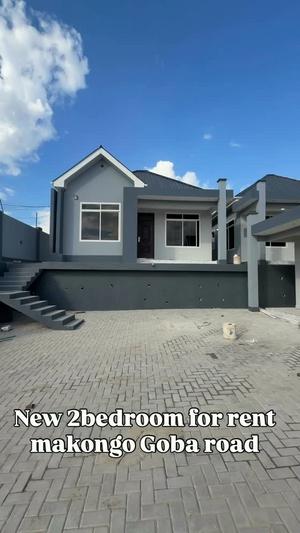 Apartment ya vyumba viwili inapangishwa Goba Njia Makongo, Dar Es Salaam