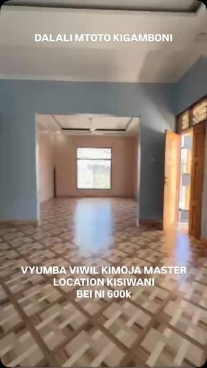 2 Bedrooms House for Rent in Kigamboni-Kisiwani, Dar Es Salaam