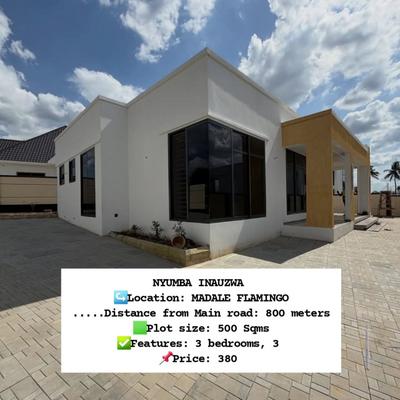 Nyumba ya vyumba vitatu inauzwa Madale Flamingo, Dar Es Salaam (500 sqm) Nyumba ya vyumba vitatu inauzwa Madale Flamingo, Dar Es Salaam (500 sqm)