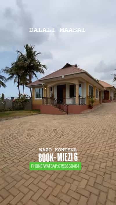 Nyumba ya vyumba viwili inapangishwa Wazo Kontena, Dar Es Salaam