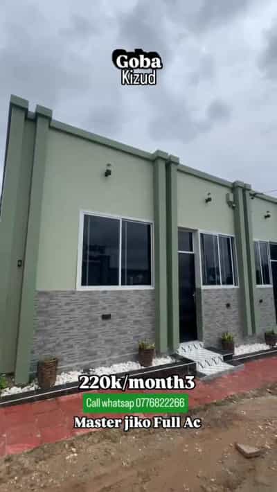 Nyumba ya vyumba viwili inapangishwa Goba Kizud, Dar Es Salaam