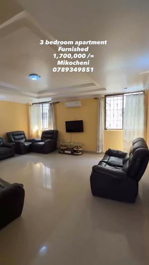 Apartment (Furnished) ya vyumba vitatu inapangishwa Mikocheni, Dar Es Salaam Apartment (Furnished) ya vyumba vitatu inapangishwa Mikocheni, Dar Es Salaam