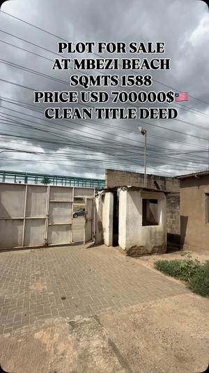 Plot for sale in Mbezi Beach, Dar Es Salaam sqm 1588 Plot for sale in Mbezi Beach, Dar Es Salaam sqm 1588