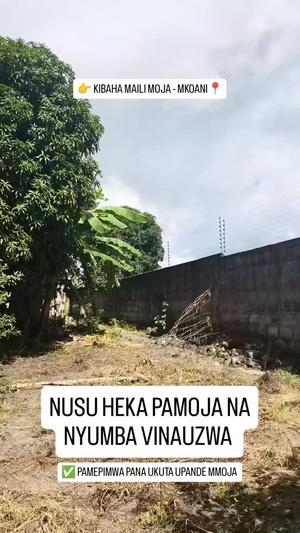 Residential Plot for Sale in Kibaha Maili Moja, Pwani (0.5 acre)