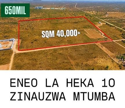 Kiwanja kinauzwa Mtumba, Dodoma (40000 sqm) Kiwanja kinauzwa Mtumba, Dodoma (40000 sqm)