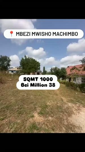 Plot for sale in Mbezi Mwisho Machimbo, Dar Es Salaam sqm 1000