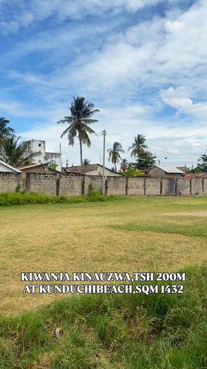Kiwanja kinauzwa Kunduchi Beach, Dar Es Salaam sqm 1432 Kiwanja kinauzwa Kunduchi Beach, Dar Es Salaam sqm 1432