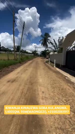 Kiwanja kinauzwa Goba Kulangwa, Dar Es Salaam sqm 1100