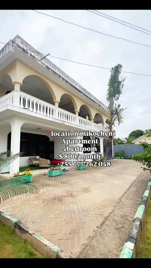 Apartment ya vyumba vinne inapangishwa Mikocheni, Dar Es Salaam