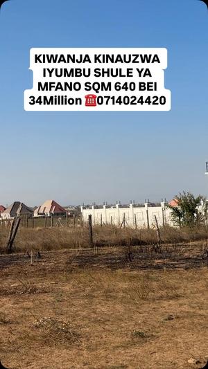 Residential Plot for Sale in Iyumbu, Dodoma (640 sqm) Residential Plot for Sale in Iyumbu, Dodoma (640 sqm)