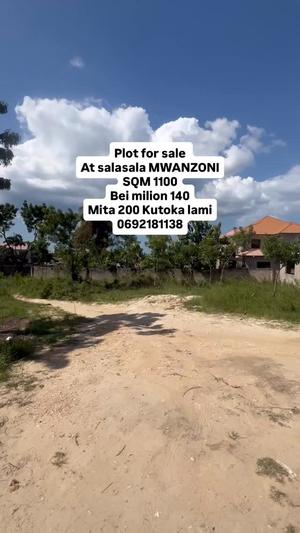 Plot for sale in Salasala, Dar Es Salaam sqm 1100 Plot for sale in Salasala, Dar Es Salaam sqm 1100