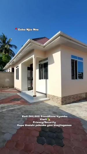 Nyumba ya vyumba viwili inapangishwa Goba Njia Nne, Dar Es Salaam