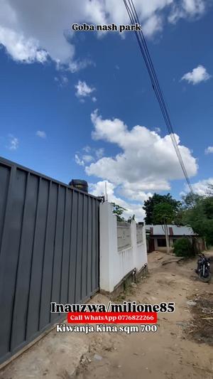 Plot for sale in Goba Nash Park, Dar Es Salaam sqm 700