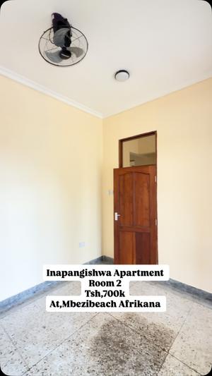 Apartment ya vyumba viwili inapangishwa Mbezi Beach Africana, Dar Es Salaam