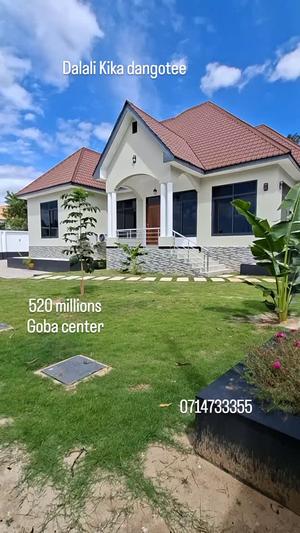 Nyumba ya vyumba vinne inauzwa Goba Center, Dar Es Salaam (800 sqm) Nyumba ya vyumba vinne inauzwa Goba Center, Dar Es Salaam (800 sqm)