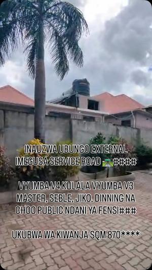 Nyumba ya vyumba vinne inauzwa Ubungo External, Dar Es Salaam (870 sqm)