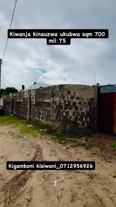 Plot for sale in Kisiwani Kigamboni, Dar Es Salaam sqm 700