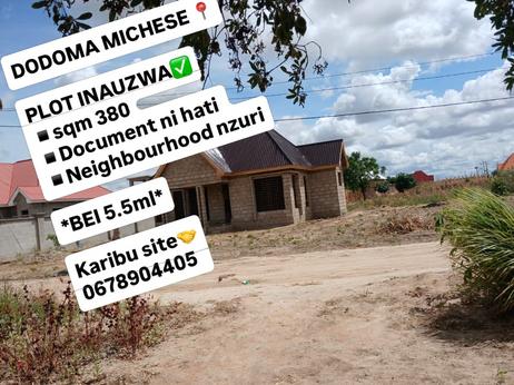 Kiwanja kinauzwa Michese, Dodoma sqm 380