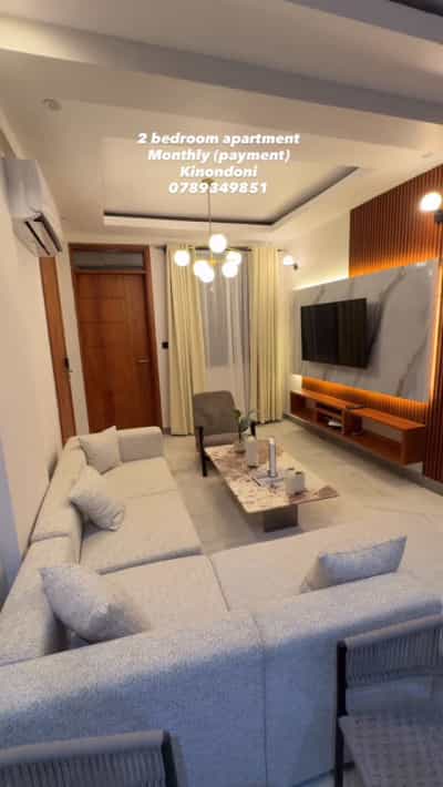 Apartment (Furnished) ya vyumba viwili inapangishwa Kinondoni, Dar Es Salaam