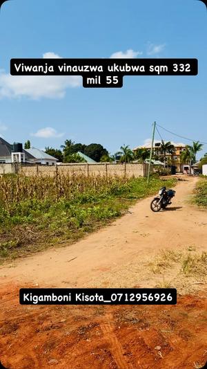 Kiwanja kinauzwa Kisota Kigamboni, Dar Es Salaam sqm 332 Kiwanja kinauzwa Kisota Kigamboni, Dar Es Salaam sqm 332