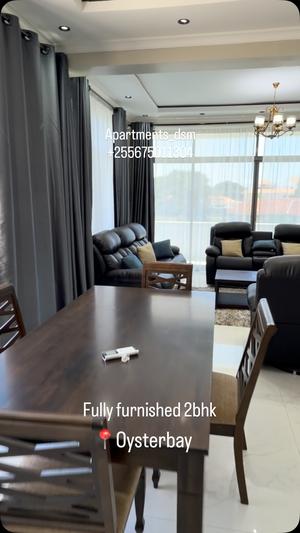 Apartment (Furnished) ya vyumba viwili inapangishwa Oysterbay, Dar Es Salaam