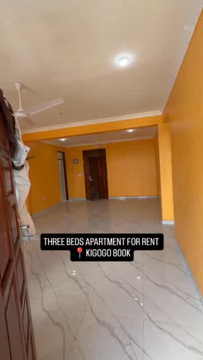 Apartment ya vyumba vitatu inapangishwa Kigogo, Dar Es Salaam
