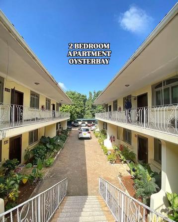 Apartment ya vyumba viwili inapangishwa Oysterbay, Dar Es Salaam